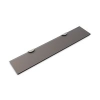 Repisa para baño con vidrio bronceado 40 x 0.8 cm - Repisa para baño con vidrio bronceado 40cm
