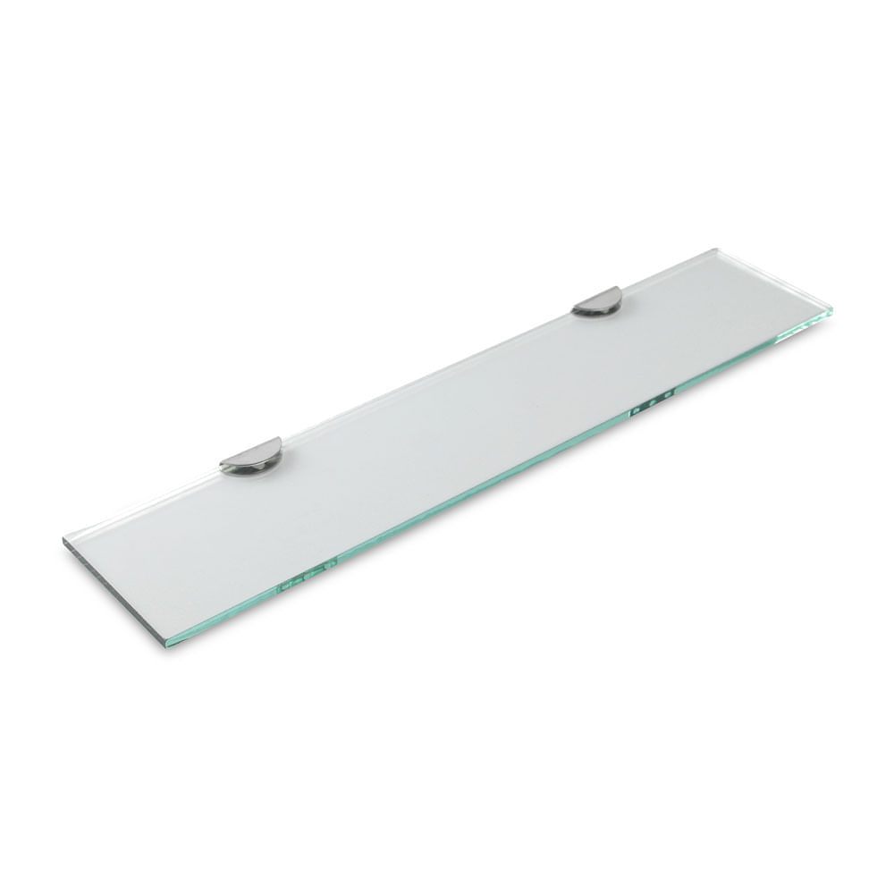 Repisa para baño con vidrio transparente 40 x 0.8 cm - Repisa para baño con vidrio transparente 40cm