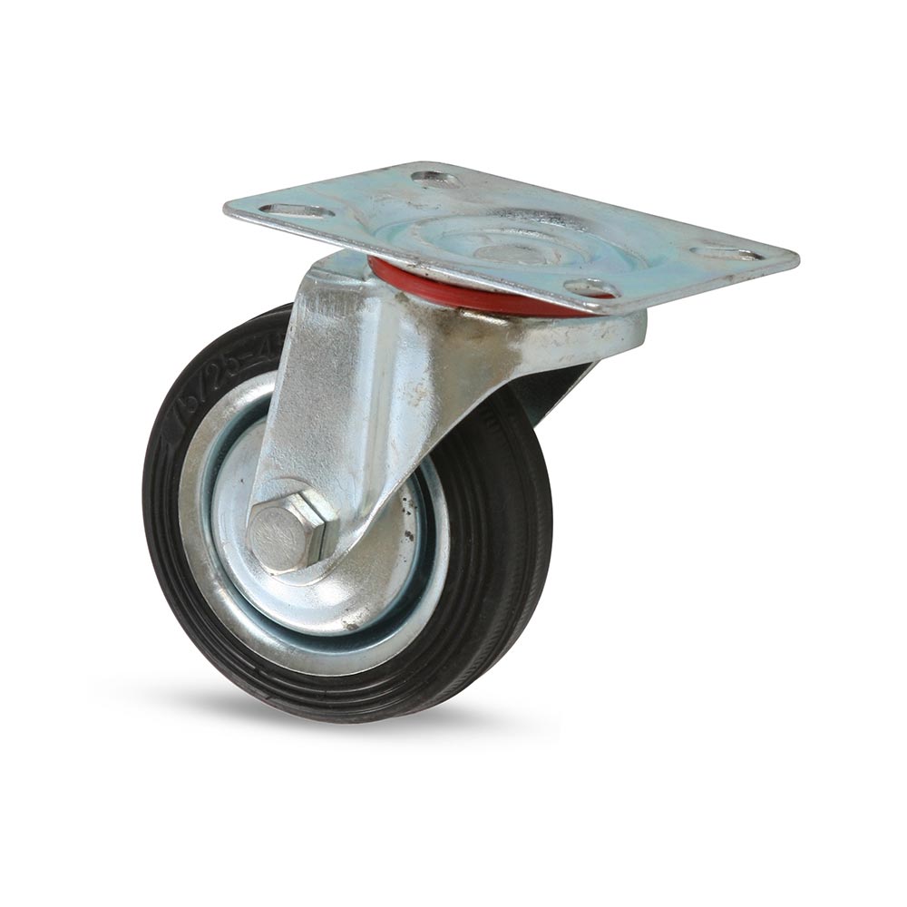 Garrucha industrial plataforma giratoria industrial 3"" 50 kg