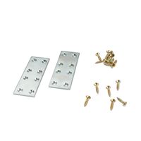 Unión plana 80x30 mm x 2 unidades