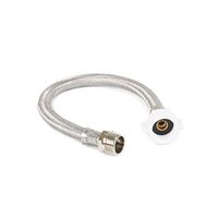 Tubo de abasto de acero inoxidable 1/2""x7/8""x35cm