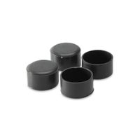 Regatón Redondo plástico 1 1/4"" x 4 unidades