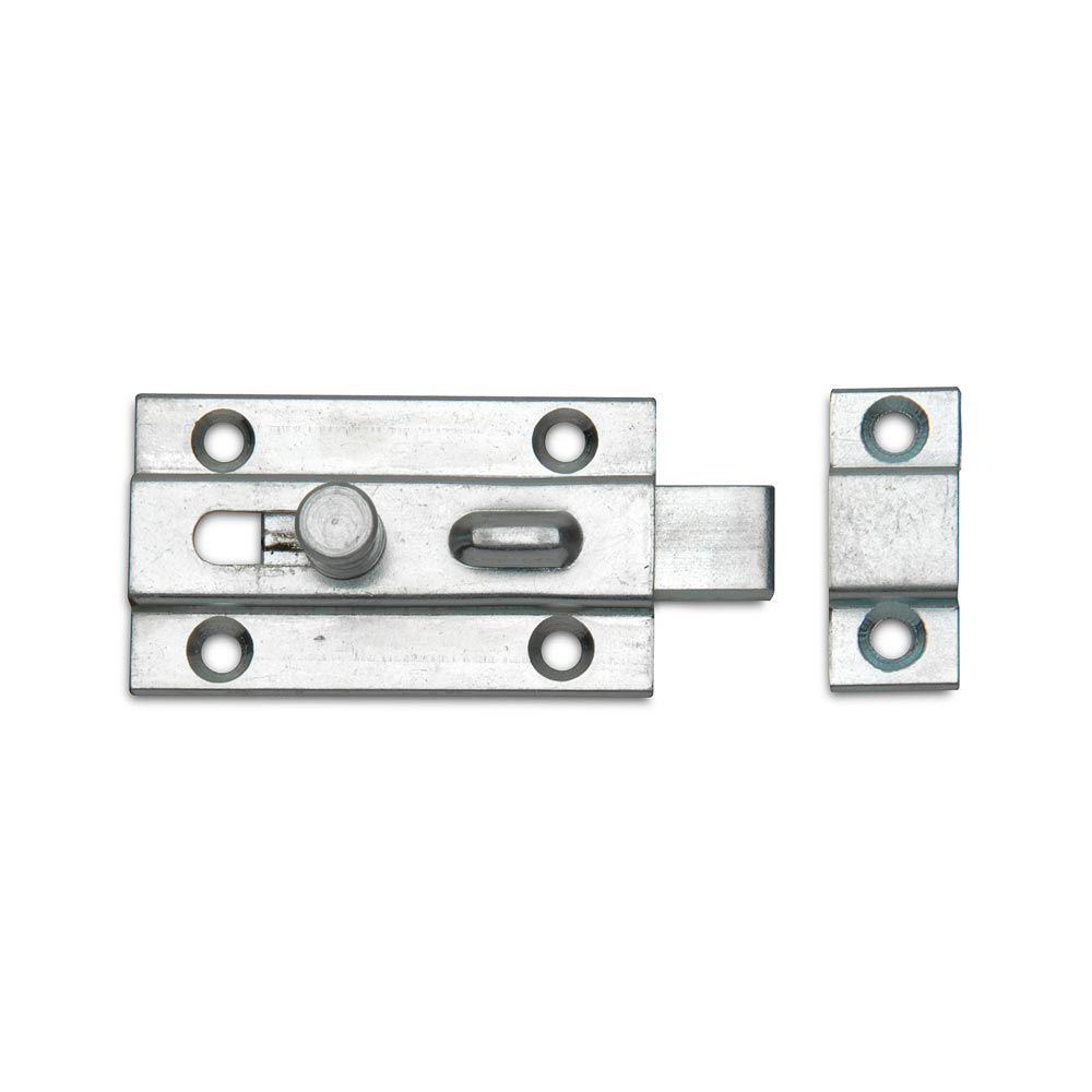 Picaporte plano Zinc 3""