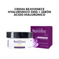 Crema Rejuvenece Hyaluronico 100g + Jabón Acido Hialuronico