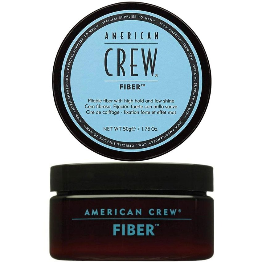 Cera Fiber Fibra Fijación Fuerte y Acabado Mate American Crew Men 50gr