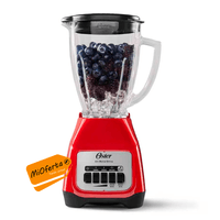 Licuadora Oster BLSTKAGRPB Vaso De Vidrio Rojo