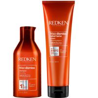 Shampoo 300ml + Crema con Protección Térmica Redken Frizz Dismiss