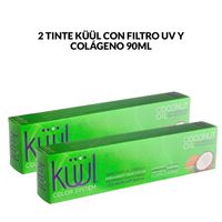 2 Tinte KÜÜL con Filtro UV y Colágeno 90ML