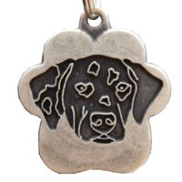 Placa de Identificación para perros Dalmata Vintage