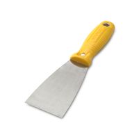 Espátula de acero con mango plástico 2 1/2""