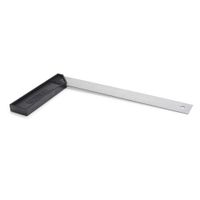 Escuadra plástica Negro 10""