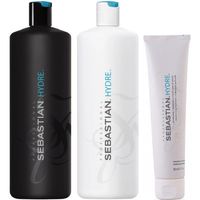 Shampoo Hidratante 1000ml + Acondicionador +Mascarilla Sebastian Hydre