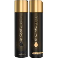 Shampoo 250ml + Acondicionador 250ml Sebastian Dark Oil