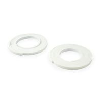 Burlete de vinilo blanco 5x10 mm x5 m