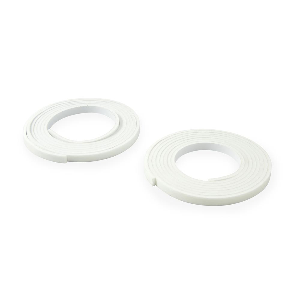 Burlete de vinilo blanco 5x10 mm x5 m