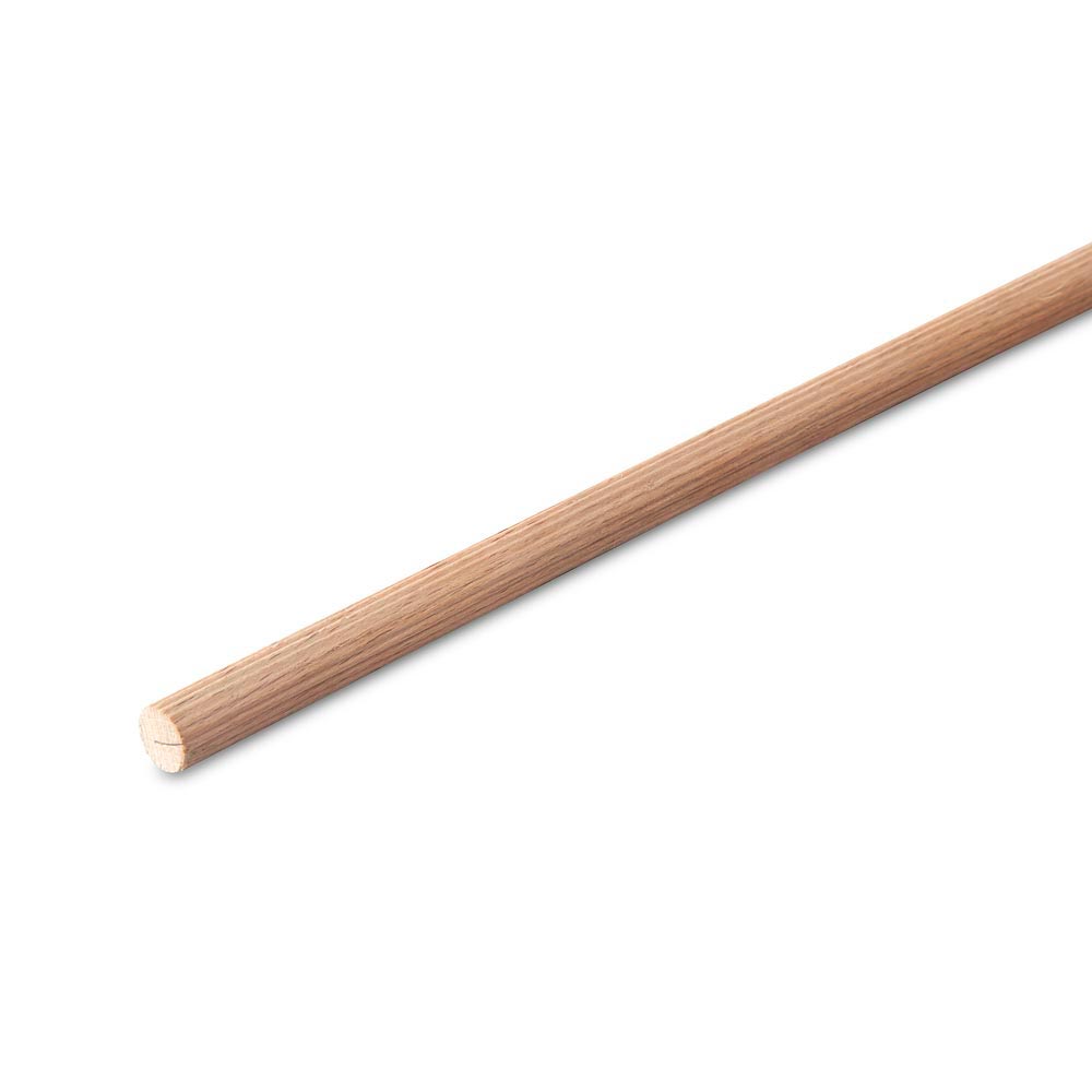 Varilla de madera ranurada 3/8""