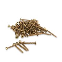 Tornillo autorroscante amarillo 4x30 mm x 100 unidades