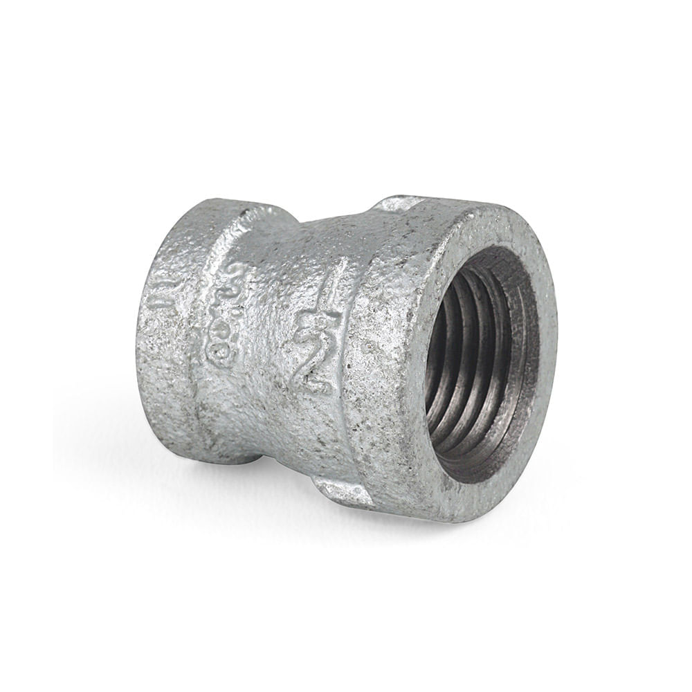 Reducción galvanizada campana 3/4"" x 1/2""