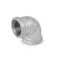 Codo galvanizado 1/2"" x 90°