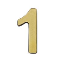 Número 1 de bronce