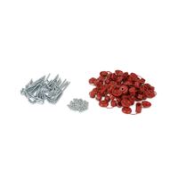 Kit Gancho J 3/16"" x 2.5"" + Tuerca + Capuchón teja 48 unidades