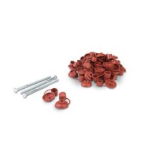 Kit Tirafón 1/4"" x 5"" + Capuchón teja 20 unidades