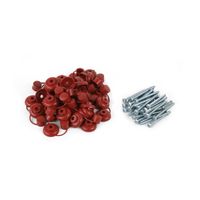 Kit Tornillo Autorroscante Pan 12x21/2"" + Capuchón Teja x 48 unidades