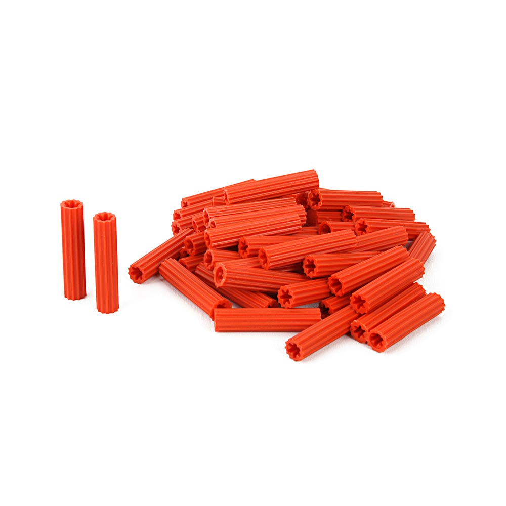 Tarugo PVC Naranja 3/8"" x 50 unidades