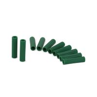 Tarugo PVC Verde 1/4"" x 10 unidades