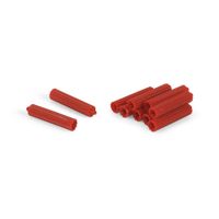 Tarugo PVC Rojo 3/16"" x 10 unidades