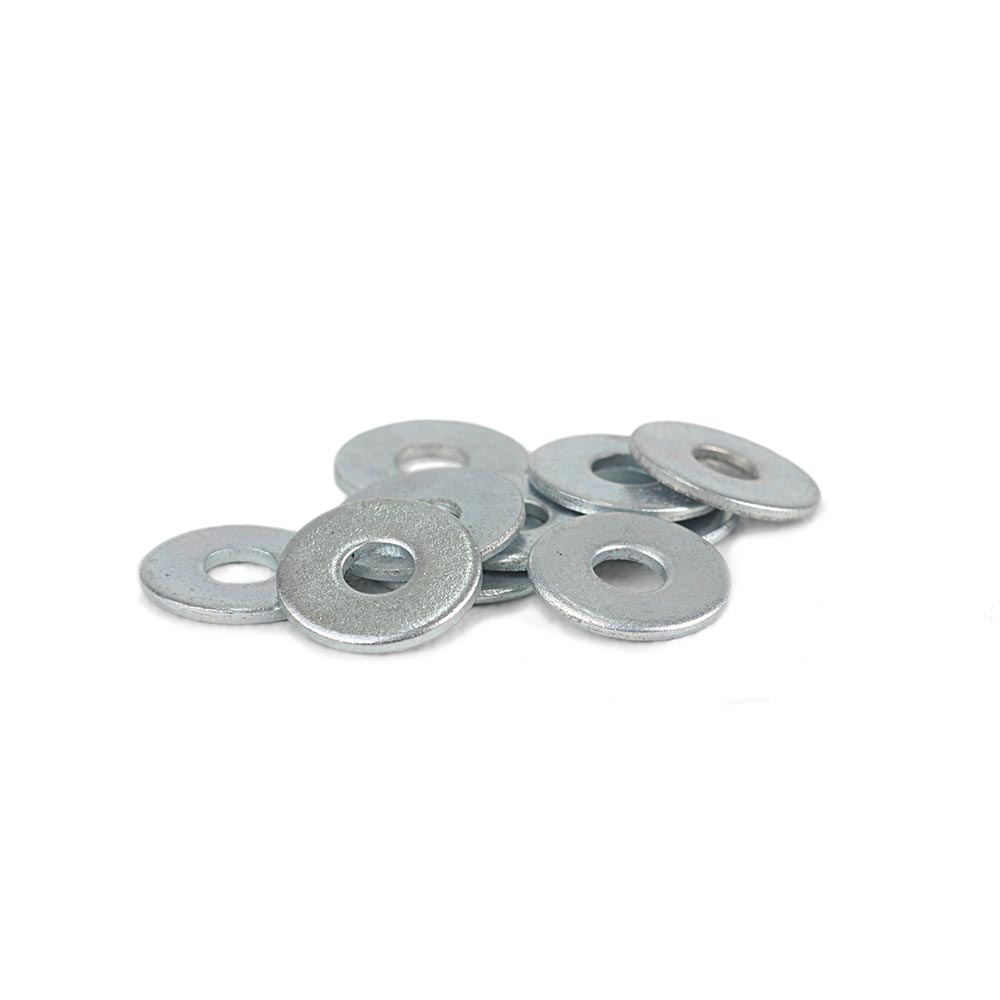 Arandela plana 1/8"" x 10 unidades