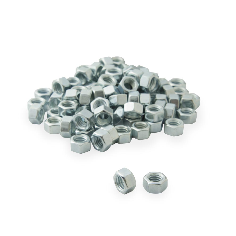 Tuerca hexagonal C 3/8"" x100 unidades.