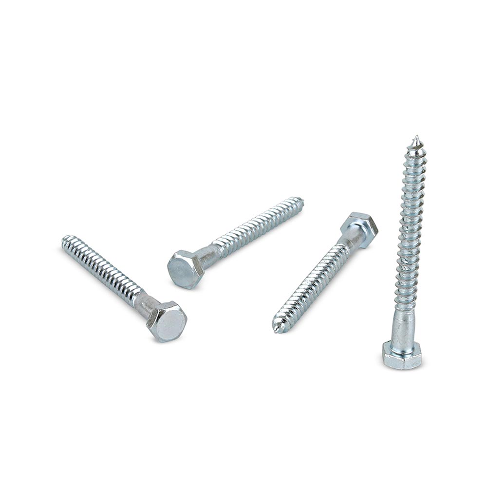 Perno tirafondo CG2 5/16x3"" x 4 unidades