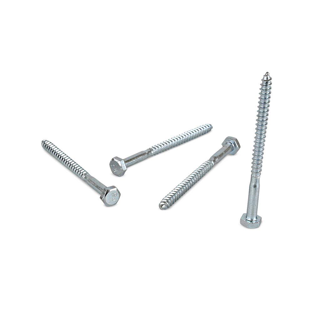 Perno tirafondo CG2 1/4x3 1/2"" x 4 unidades