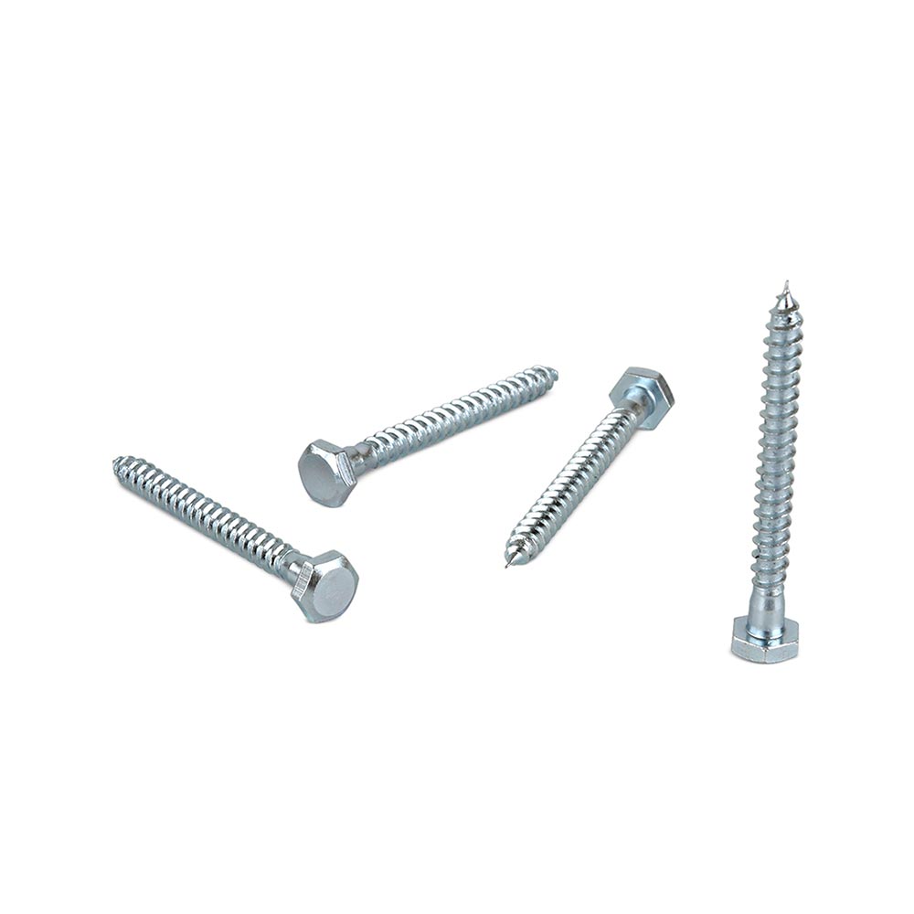 Perno tirafondo CG2 1/4x2 1/2"" x 4 unidades