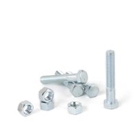 Perno hexagonal + Tuerca CG2 1/2x3"" x 4 unidades