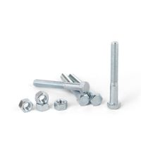 Perno hexagonal + Tuerca CG2 3/8x3"" x 4 unidades
