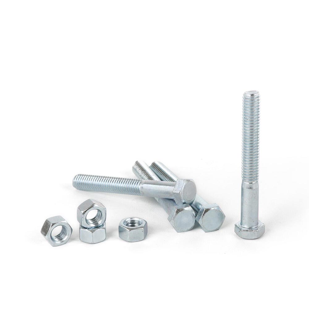Perno hexagonal + Tuerca CG2 3/8x3"" x 4 unidades