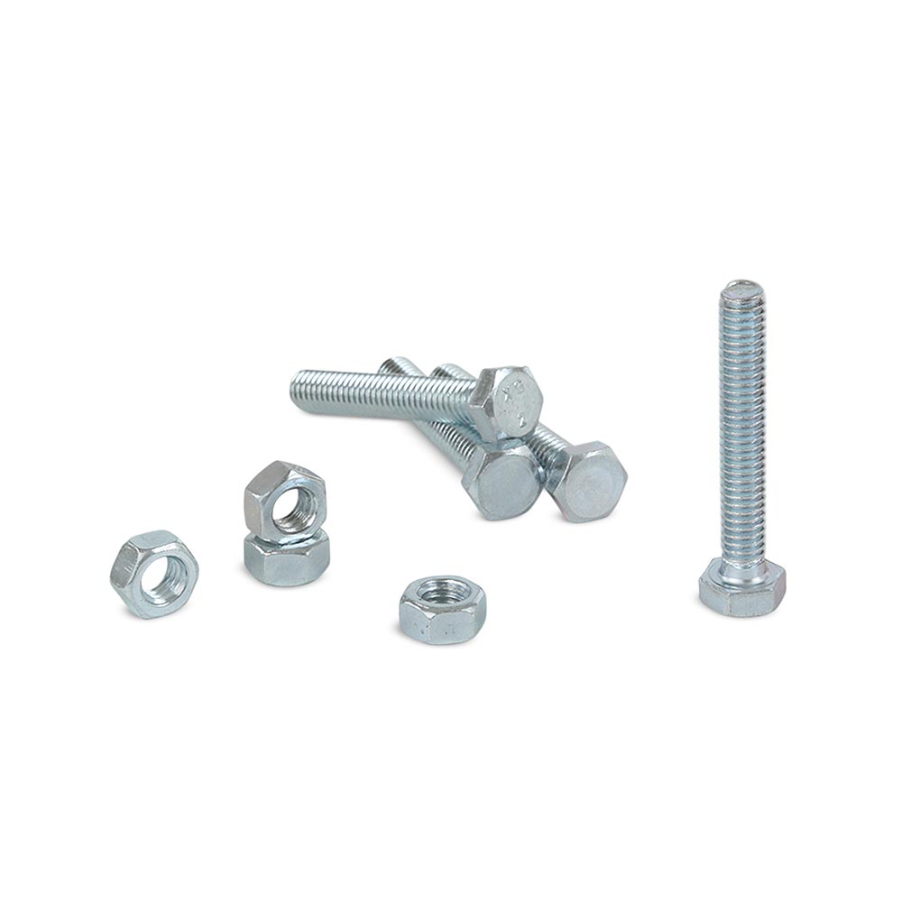 Perno hexagonal + Tuerca CG2 5/16x2"" x 4 unidades