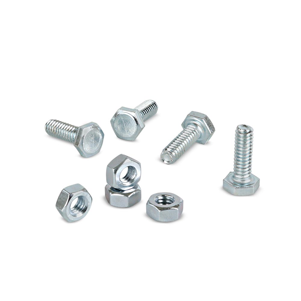 Perno hexagonal + Tuerca CG2 1/4x3/4"" x 4 unidades