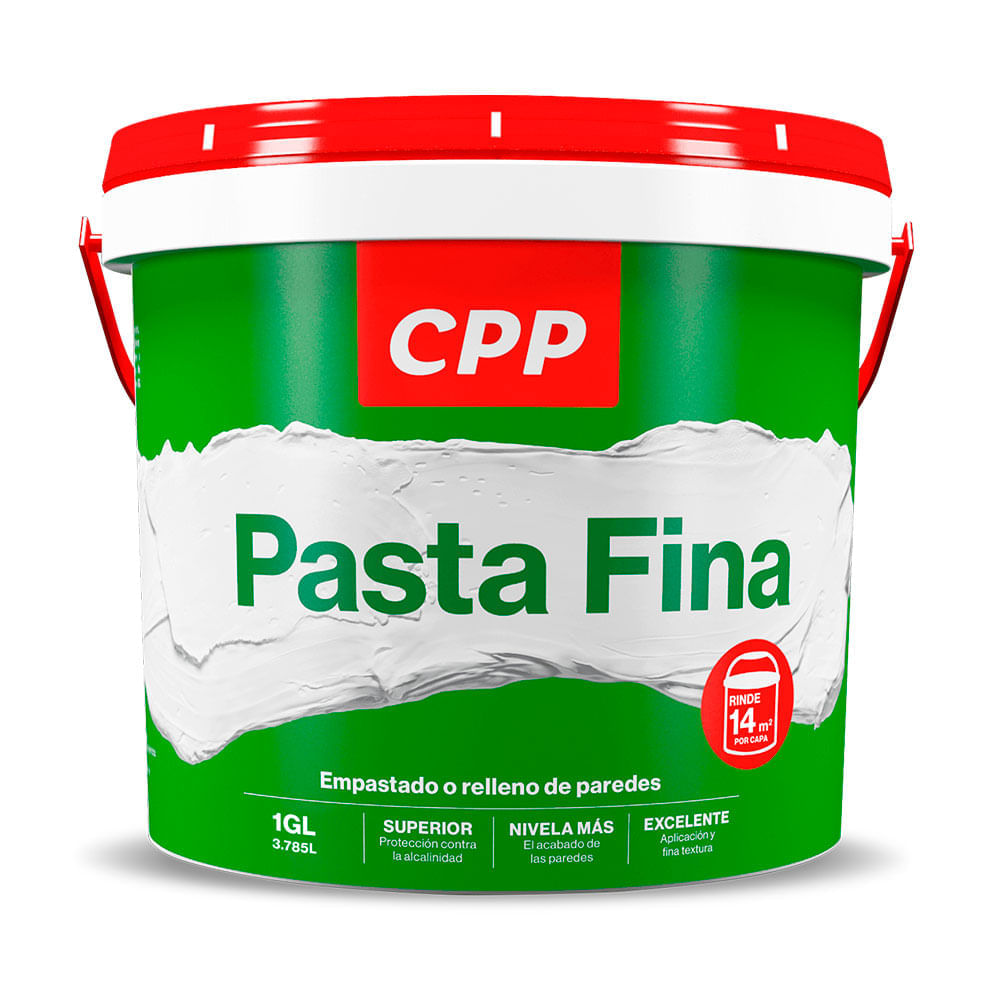 Pasta fina para muros Blanco 1 galón