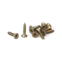 Tornillo Bicromatado 4x20 mm x 10 unidades