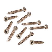 Tornillo Bicromatado 4x50 mm x 10 unidades