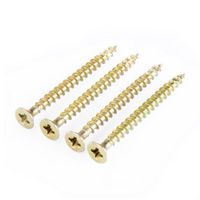 Tornillo Bicromatado 4x50 mm x 100 unidades