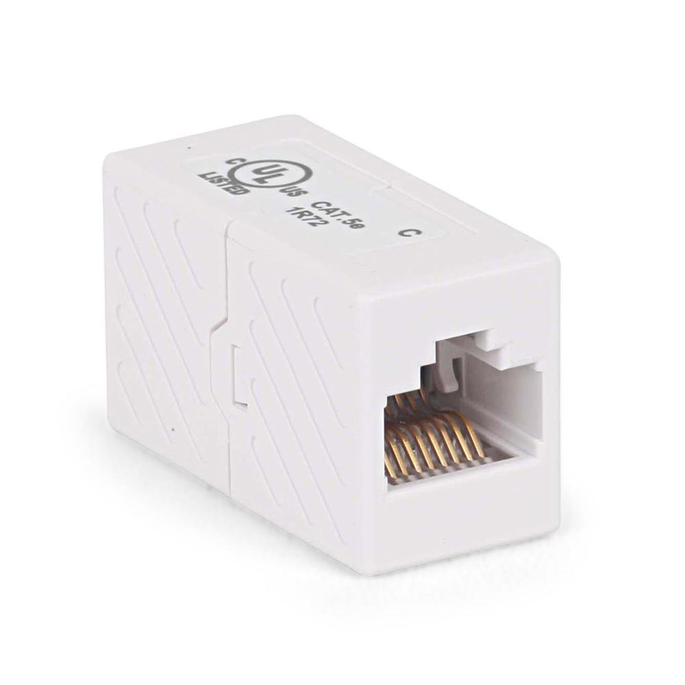 Acoplador RJ45/RJ45 Blanco
