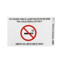 Señal Prohibido Fumar