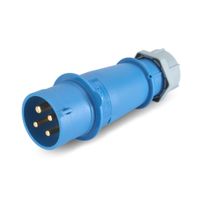 Enchufe IP44 32AMP 3P + T 250V 9H Azul