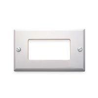 Placa Simple Nylon Blanco
