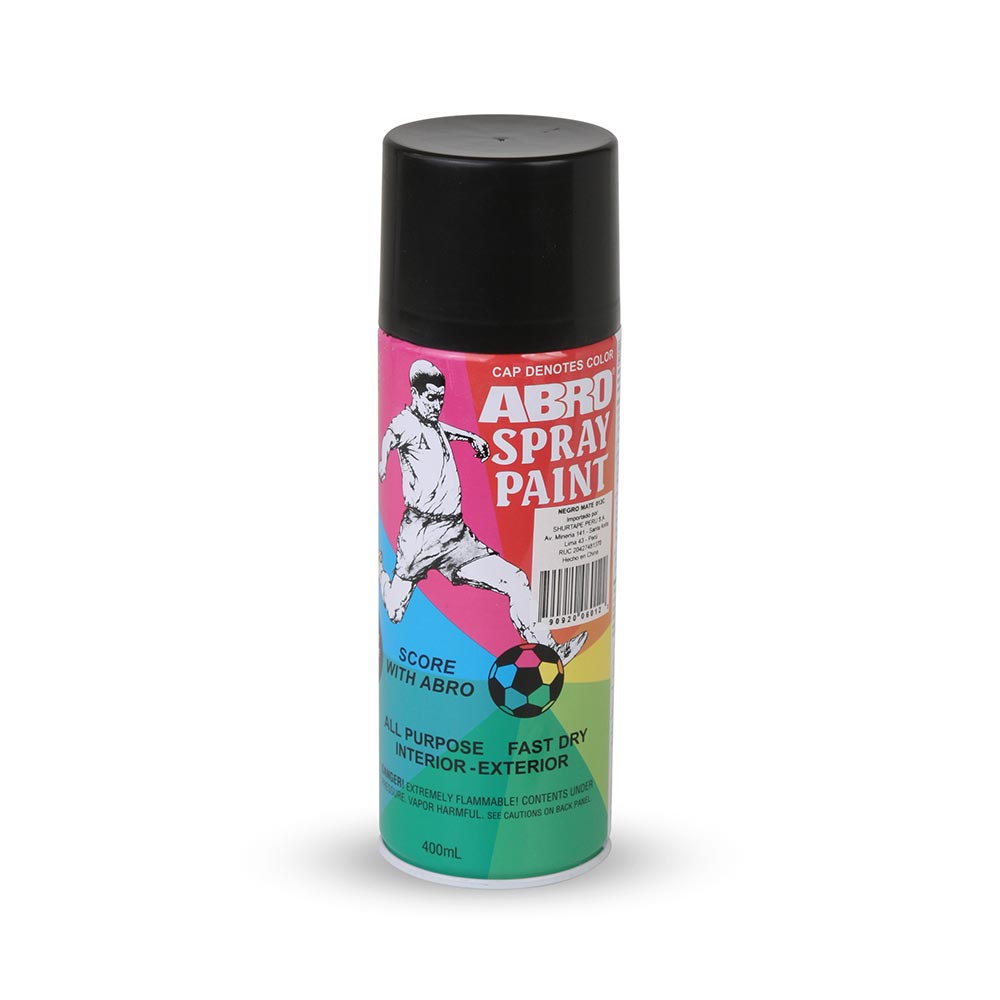 Spray Negro Mate
