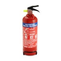 Extintor PQS ABC 1kg con soporte de auto al 40%